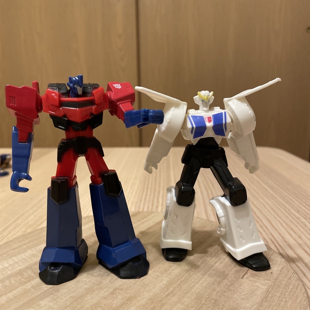 2016 McDonald's Happy Meal Toys Transformers Optimus Prime & Strongarm